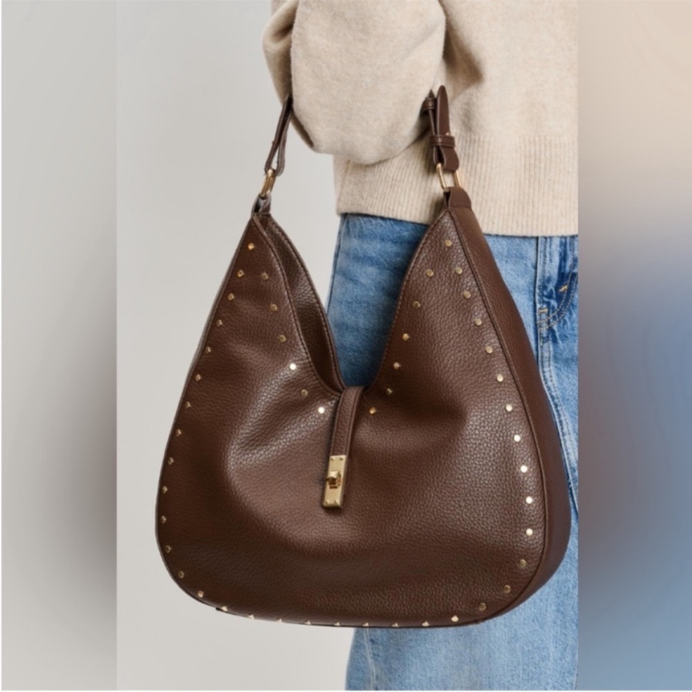 NWT MODA LUXE OLIVIA HOBO - CHOCOLATE
